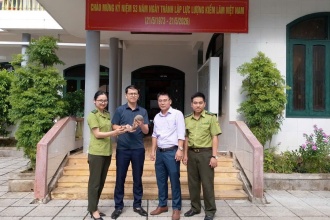 Tiếp nhận động vật hoang dã nguy cấp, quý, hiếm, được ưu tiên bảo vệ để cứu hộ